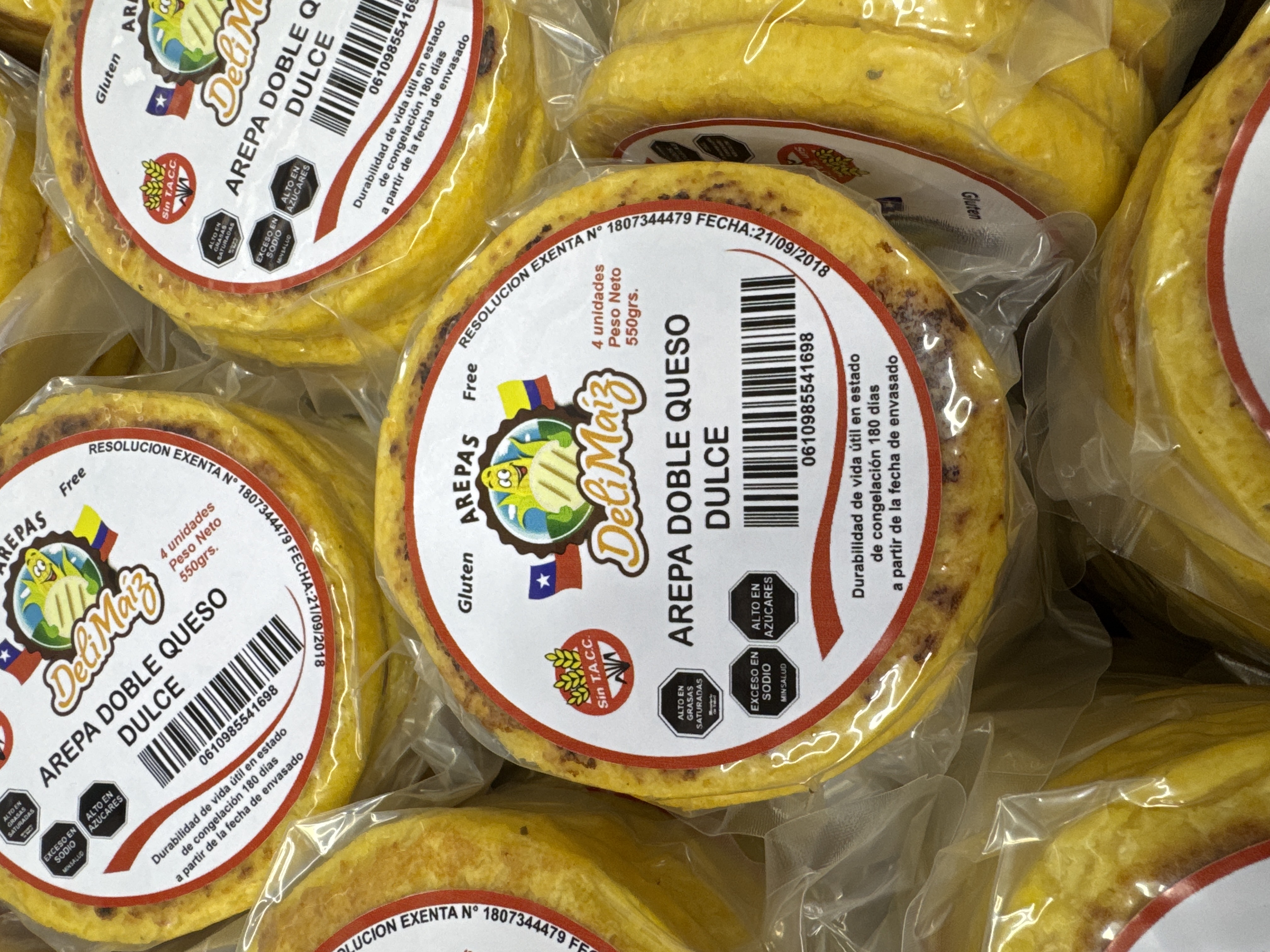 Arepa doble queso DULCE si hay stock